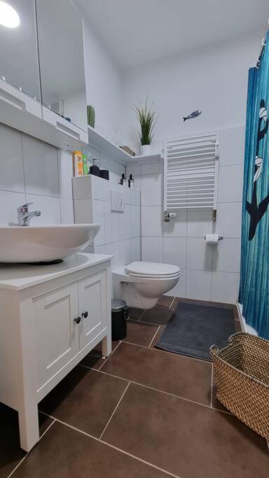 Strandappartement 2 Minuten Vom Suedstrand Wilhelmshaven Eksteriør billede